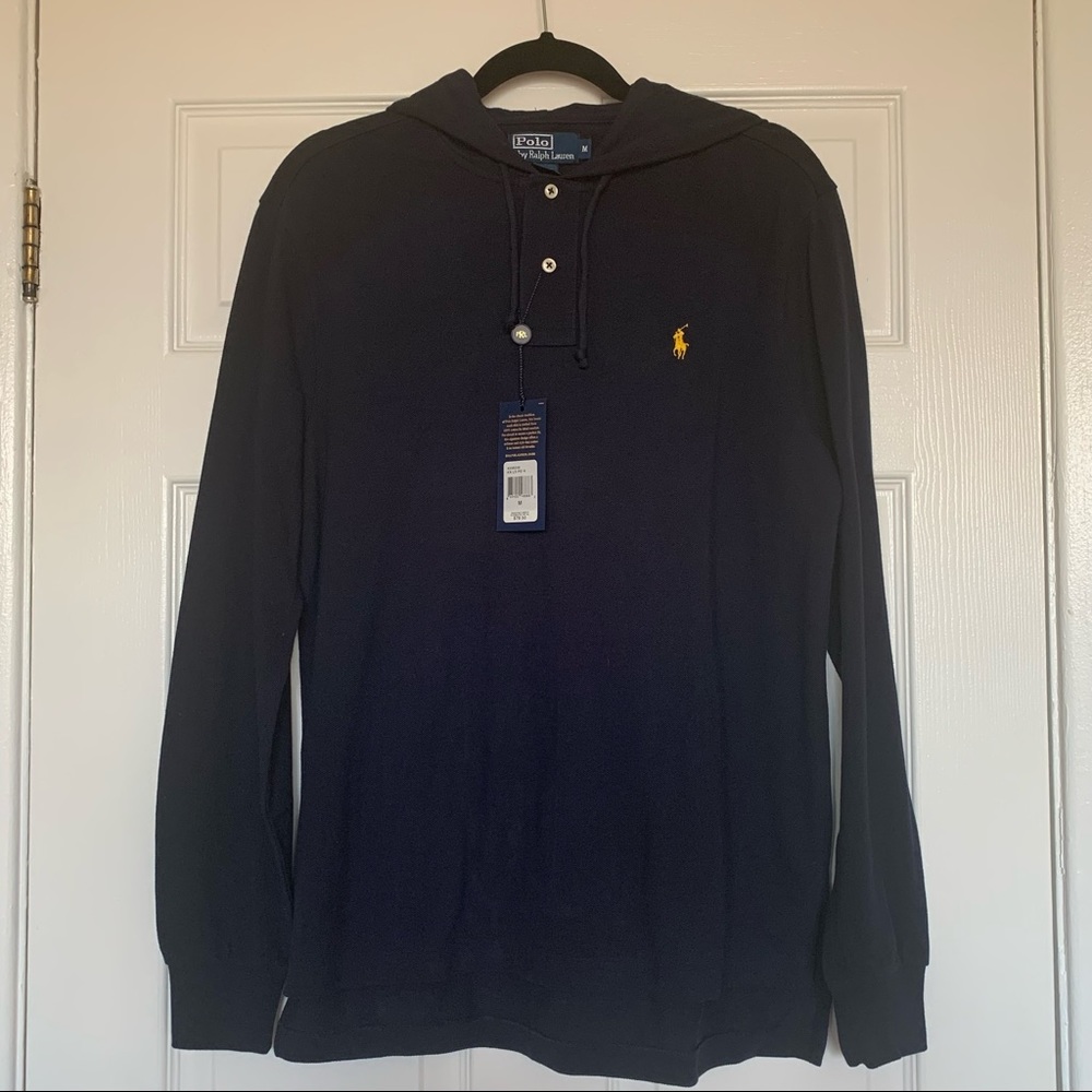 Polo Ralph Lauren Hooded Polo Shirt size Medium NWT